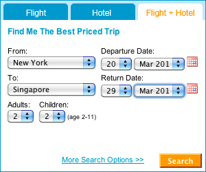 Find Your Flights and Hotels to Singapore Here
