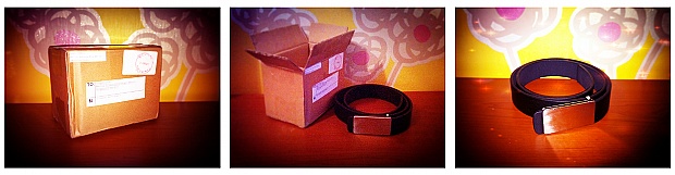 Black Unisex Simple Buckle Belt from Qoo10 Singapore - G Lovely Shop