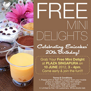 emicakes Free Mini Delights 10th June 2012