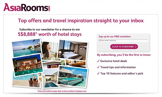 AsiaRooms Dream Holiday Campaign