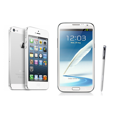 iPhone 5 vs Samsung Galaxy Note II Specs Comparison