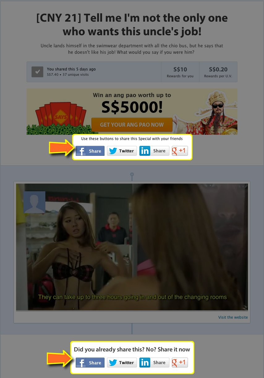 How To Share SAYS CNY 2013 Special How To Share SAYS CNY 2013 Special