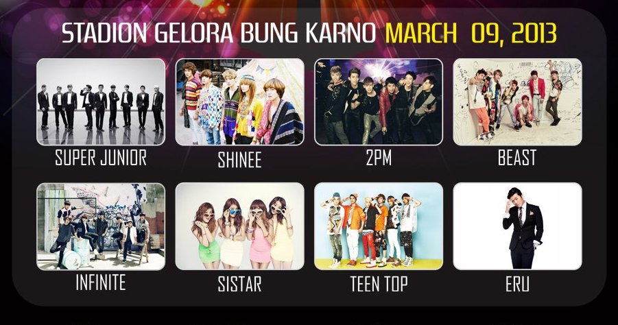 KBS MusicBank World Tour - Jakarta - 9 March 2013